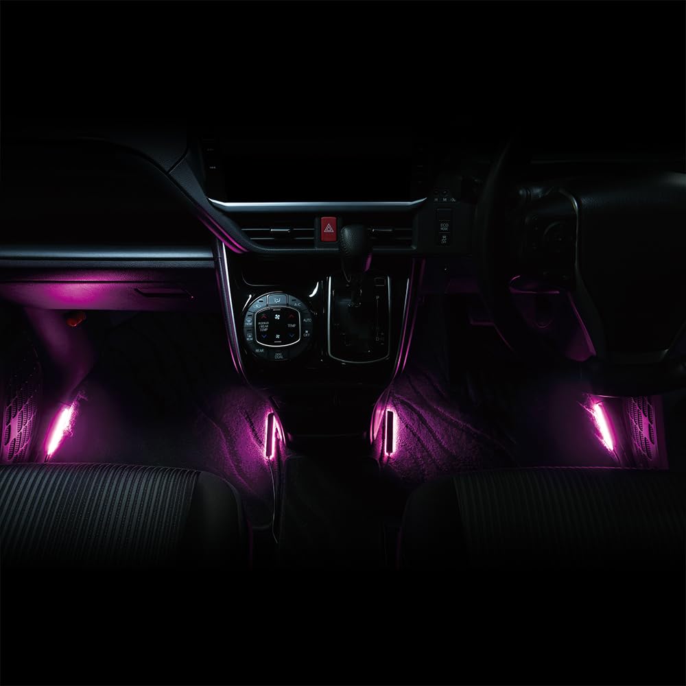 ☆ 美品！3D機関車 イルミネーション ライト ☆ LEDフロアライト 4連 | カー用品のセイワ